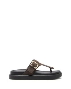 Palloma Sandal Chocolate Microsuede