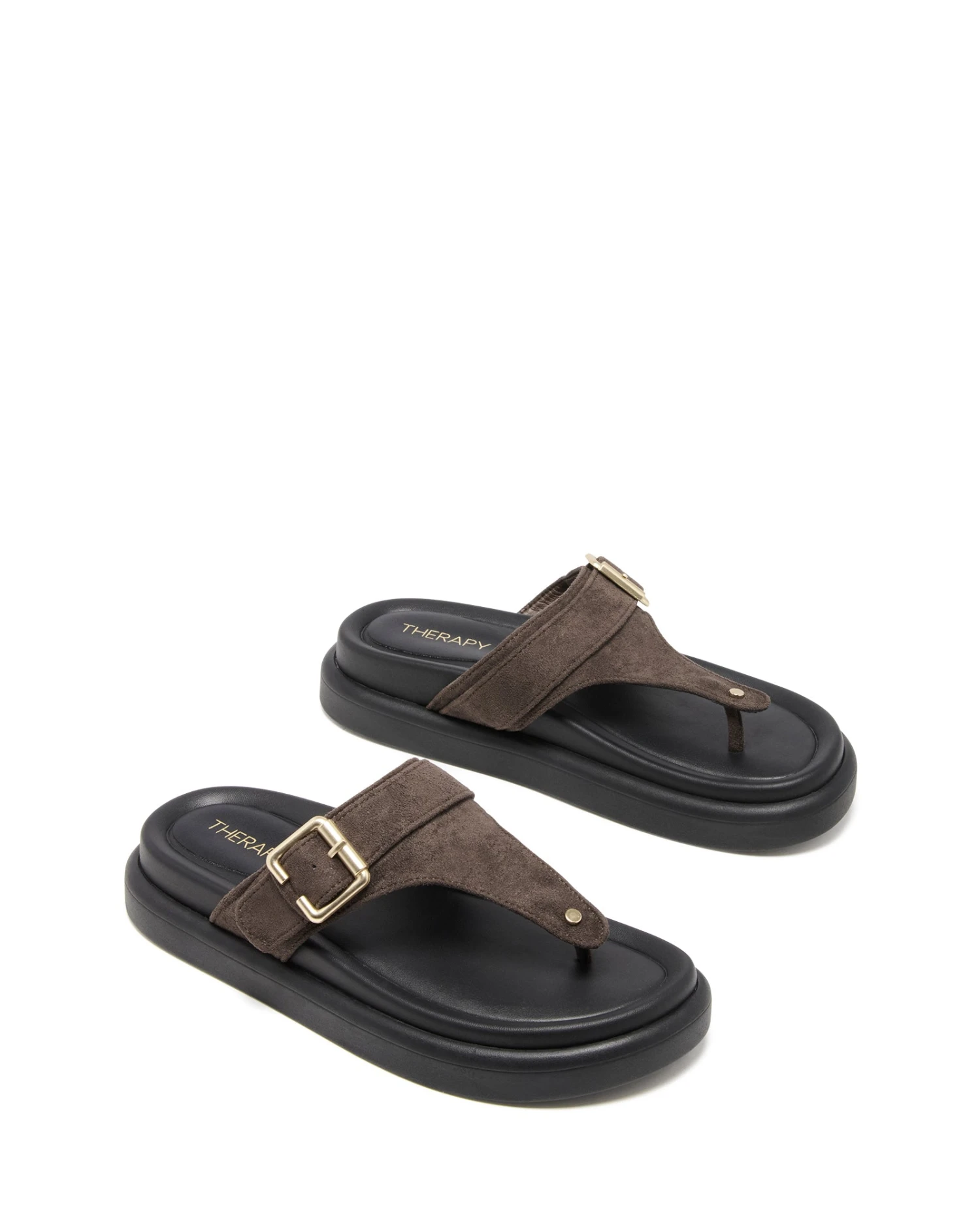 Palloma Sandal Chocolate Microsuede 4 Palloma Sandal Chocolate Microsuede - Image 2