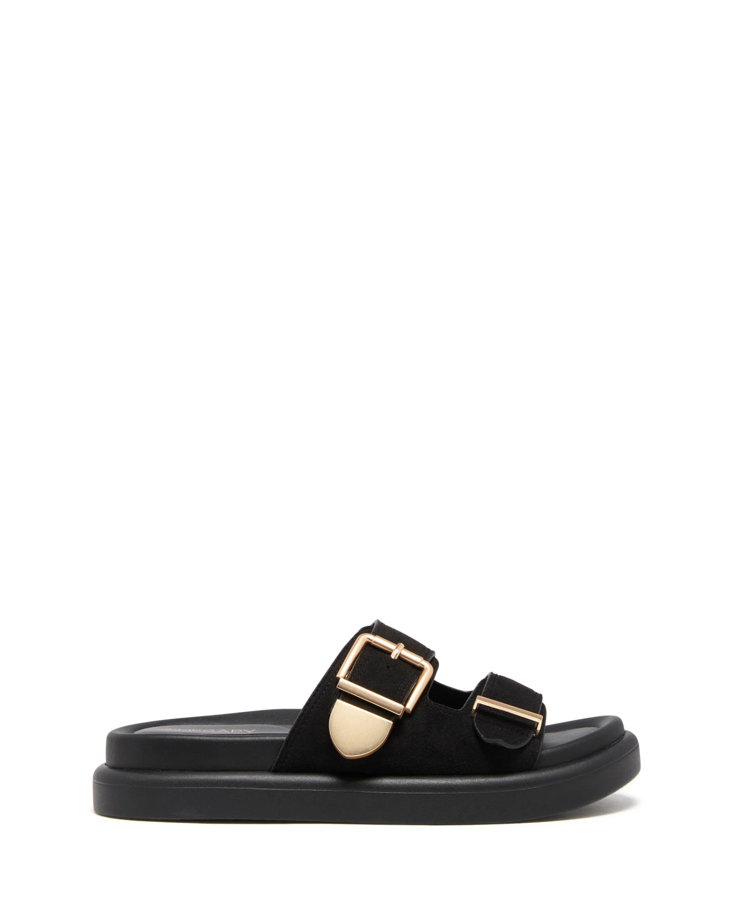 Paxton Sandal Black Microsuede 3 Paxton Sandal Black Microsuede