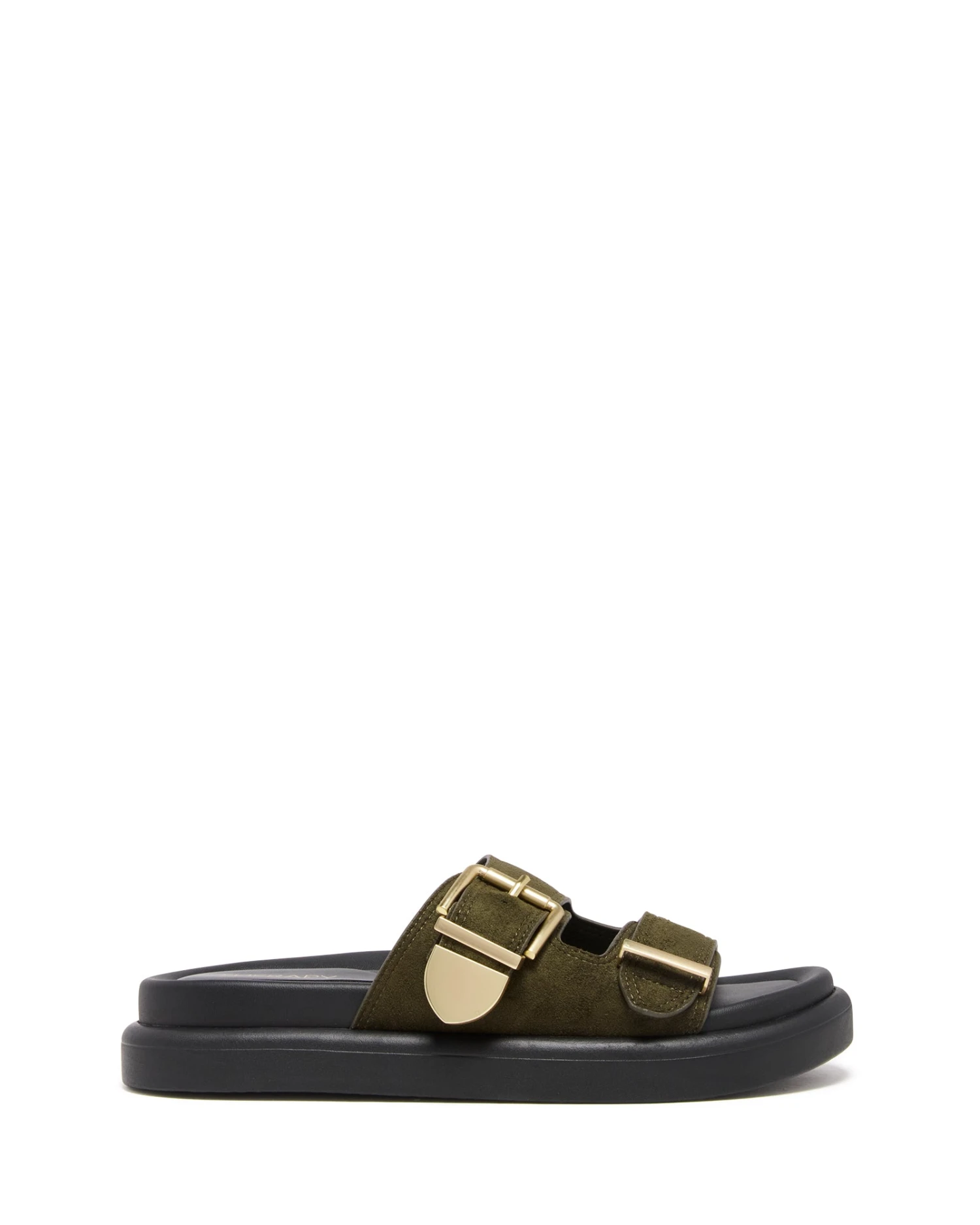 Paxton Sandal Khaki Microsuede 4 Paxton Sandal Khaki Microsuede - Image 2