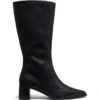 Penny Tall Boot Black Smooth -THERAPY SHOES PENNY BLACKSMOOTHPU SIDE