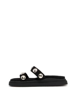 Persona Sandal Black Suede -THERAPY SHOES PERSONA BLACKFAUXSUEDE SIDE2 INTERIOR