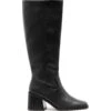 Quinn Tall Boot Black Smooth 1 Quinn Tall Boot Black Smooth -THERAPY SHOES QUINN BLACKSMOOTH PU SIDE