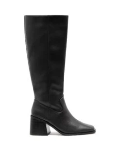 Quinn Tall Boot Black Smooth