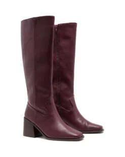 Quinn Tall Boot Bordeaux Smooth