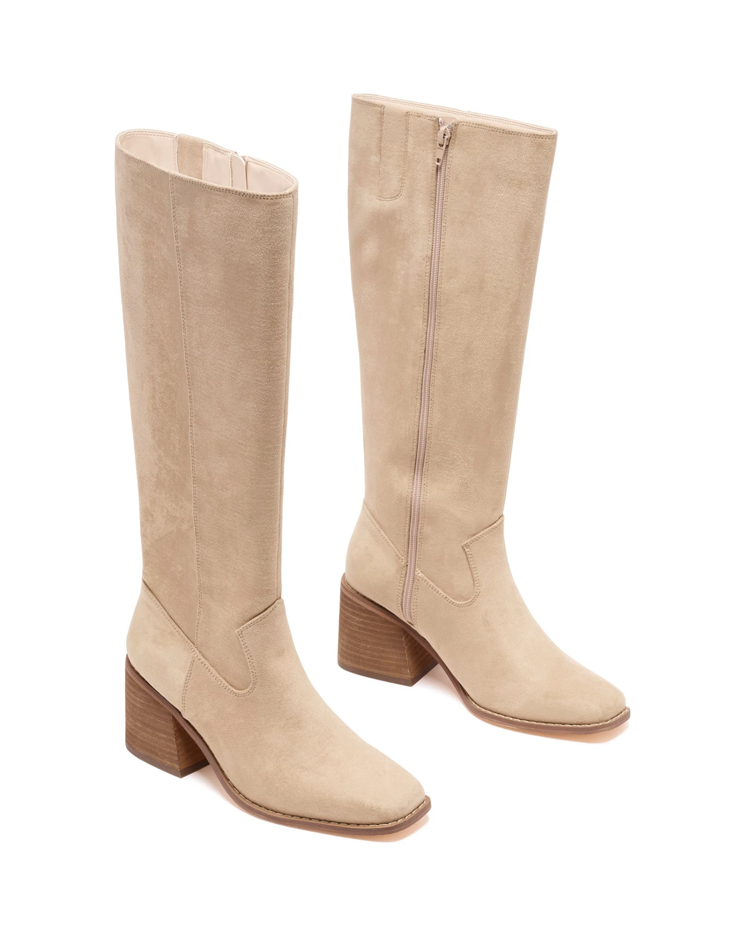 Quinn Tall Boot Cashew Suede 4 Quinn Tall Boot Cashew Suede - Image 2