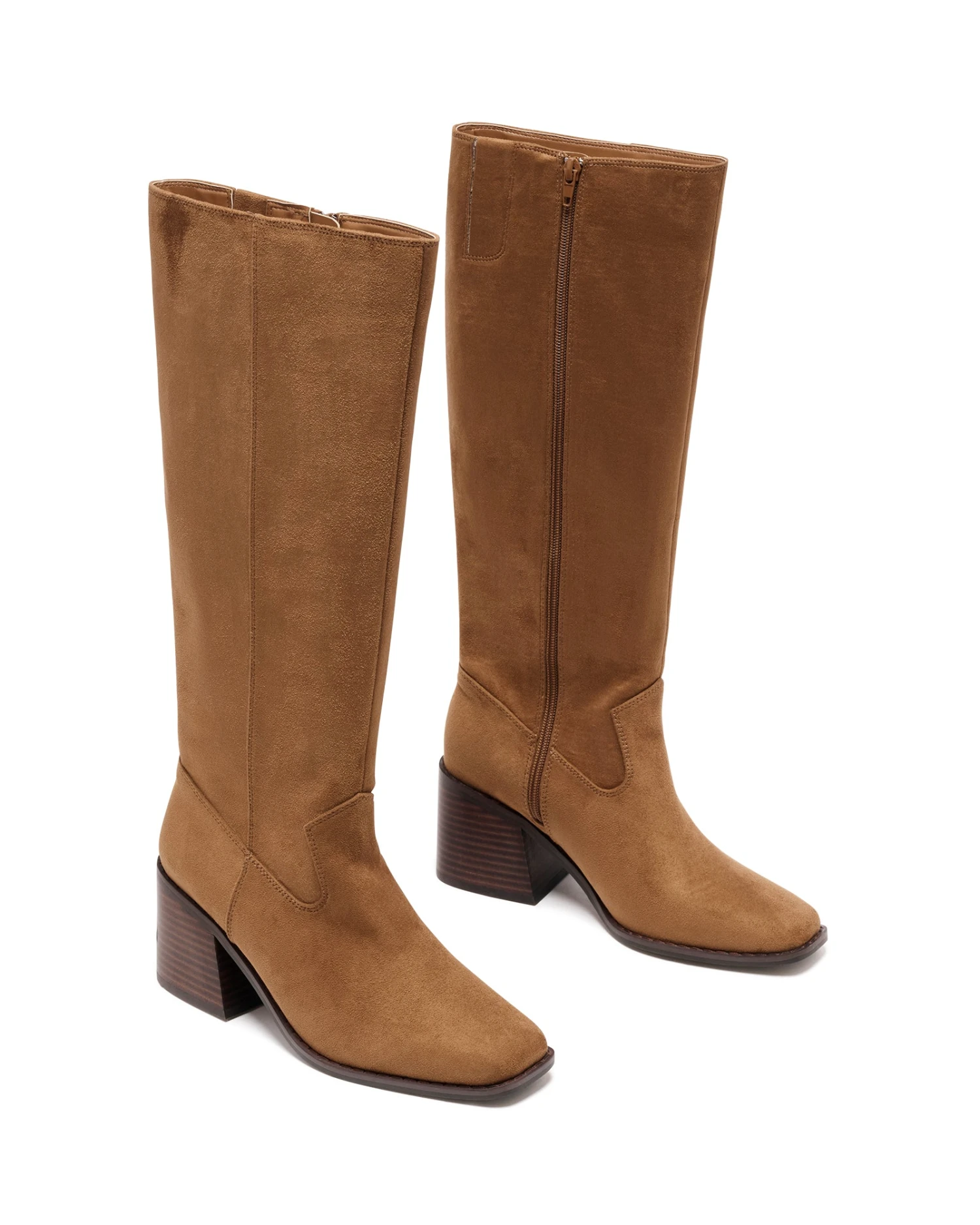 Quinn Tall Boot Toffee Suede 3 Quinn Tall Boot Toffee Suede