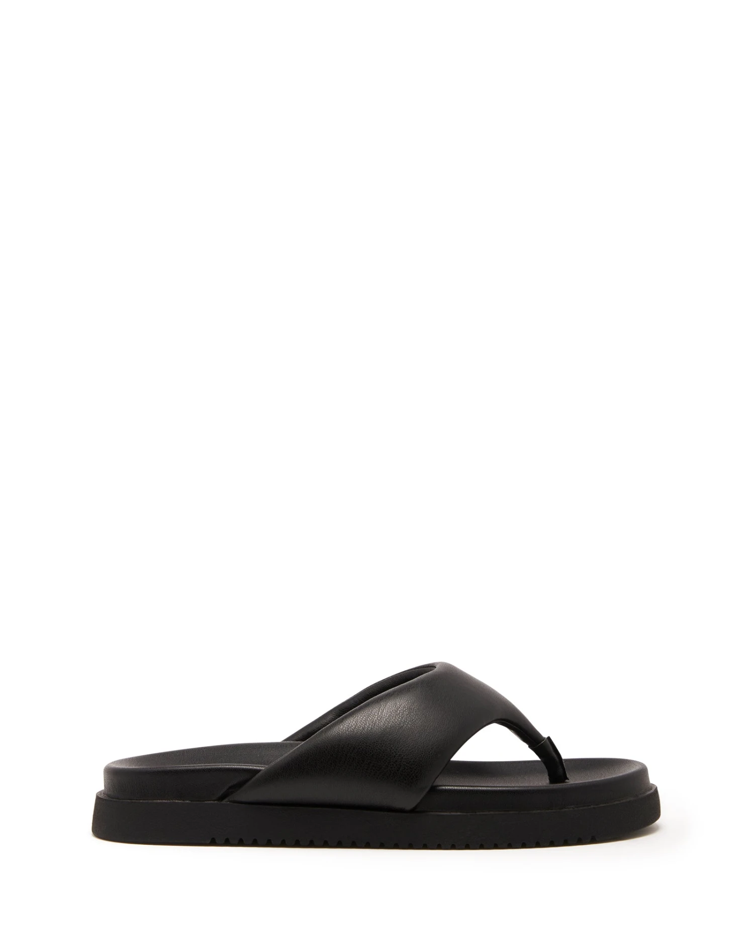 Radar Thong Sandal Black Smooth 3 Radar Thong Sandal Black Smooth
