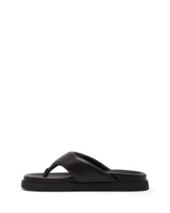 Radar Thong Sandal Black Smooth 9 Radar Thong Sandal Black Smooth -THERAPY SHOES RADAR BLACK SMOOTH PU SIDE2