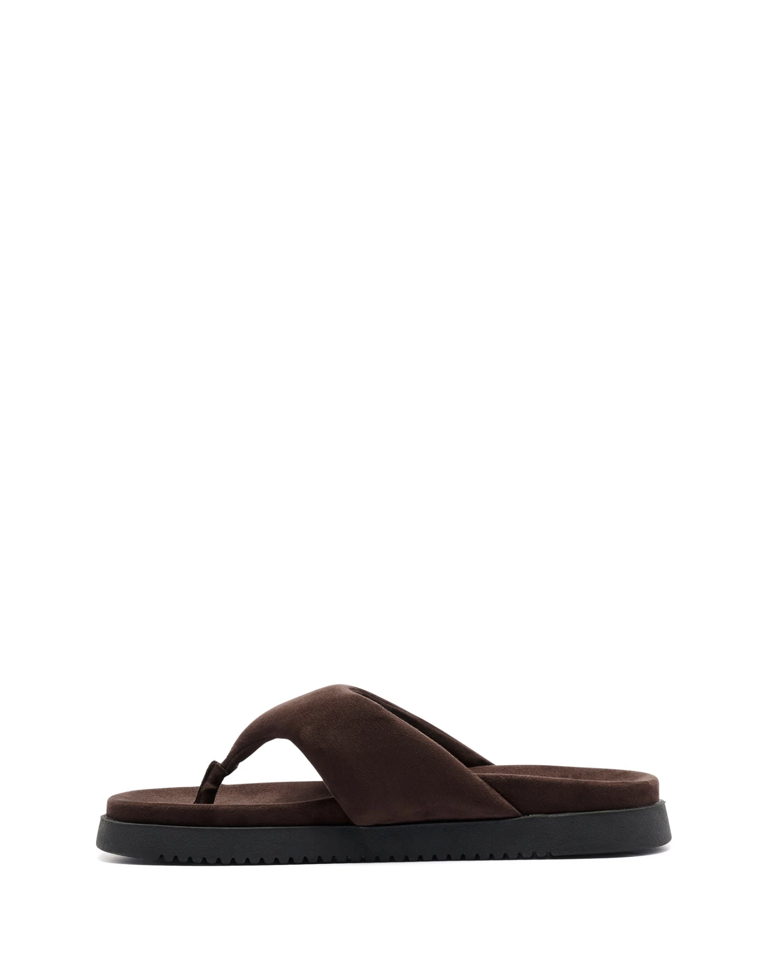 Radar Thong Sandal Chocolate Suede 6 Radar Thong Sandal Chocolate Suede - Image 4