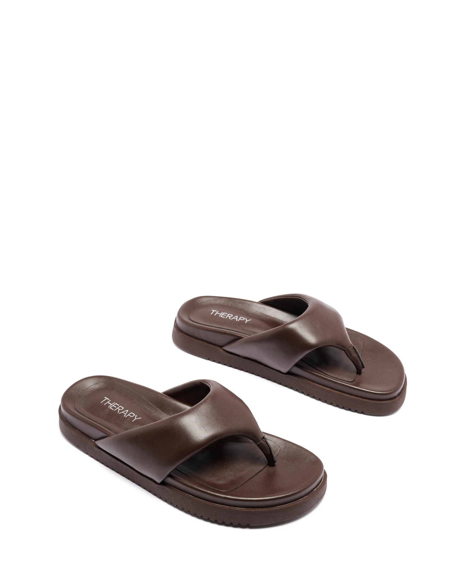 Radar Thong Sandal Chocolate Smooth 4 Radar Thong Sandal Chocolate Smooth - Image 2