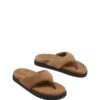 Radar Thong Sandal Toffee Suede 1 Radar Thong Sandal Toffee Suede -THERAPY SHOES RADAR TOFFEEMICROSUEDE TOEANGLE