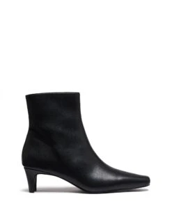 Reese Ankle Boot Black Smooth