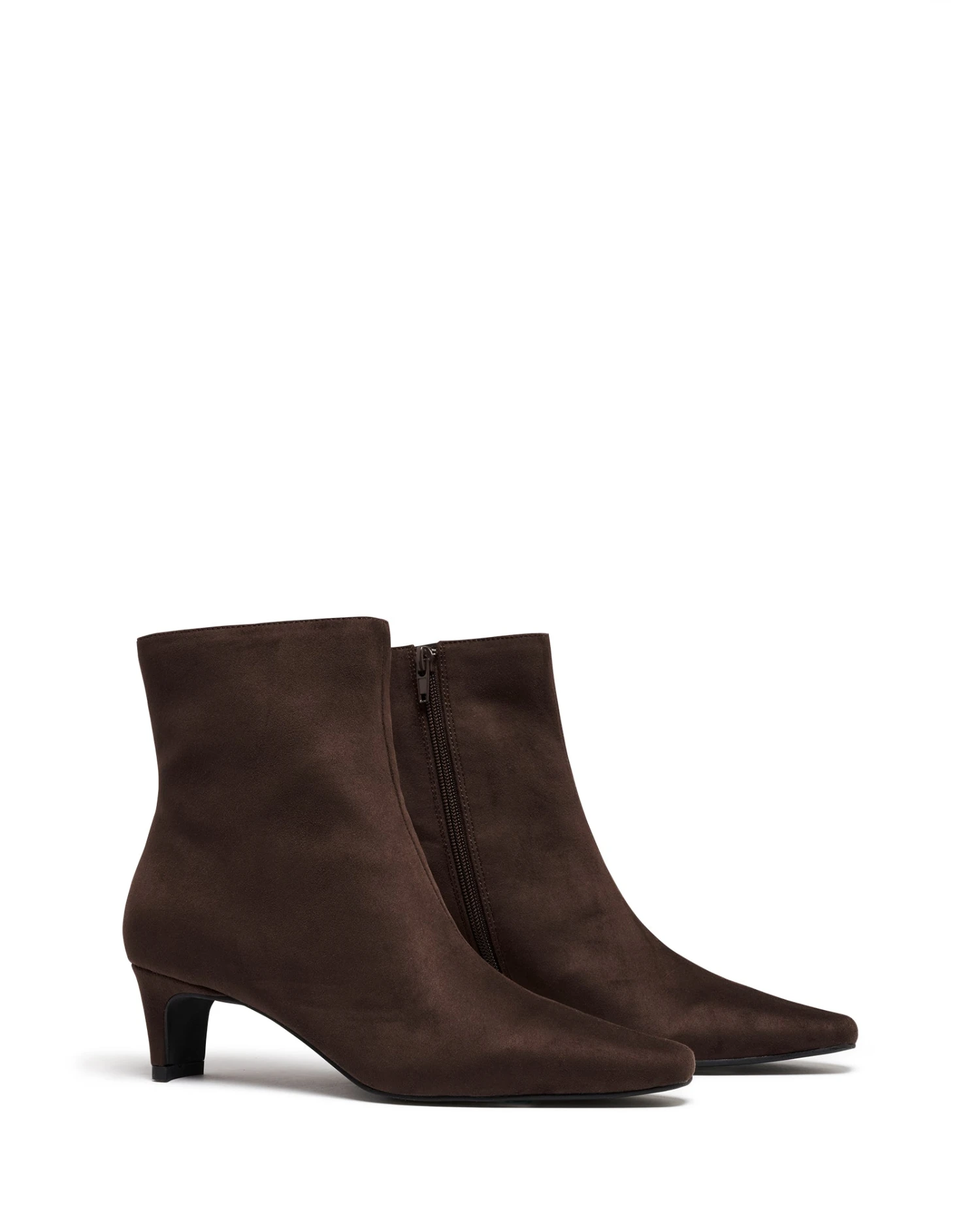 Reese Ankle Boot Chocolate Microsuede 3 Reese Ankle Boot Chocolate Microsuede