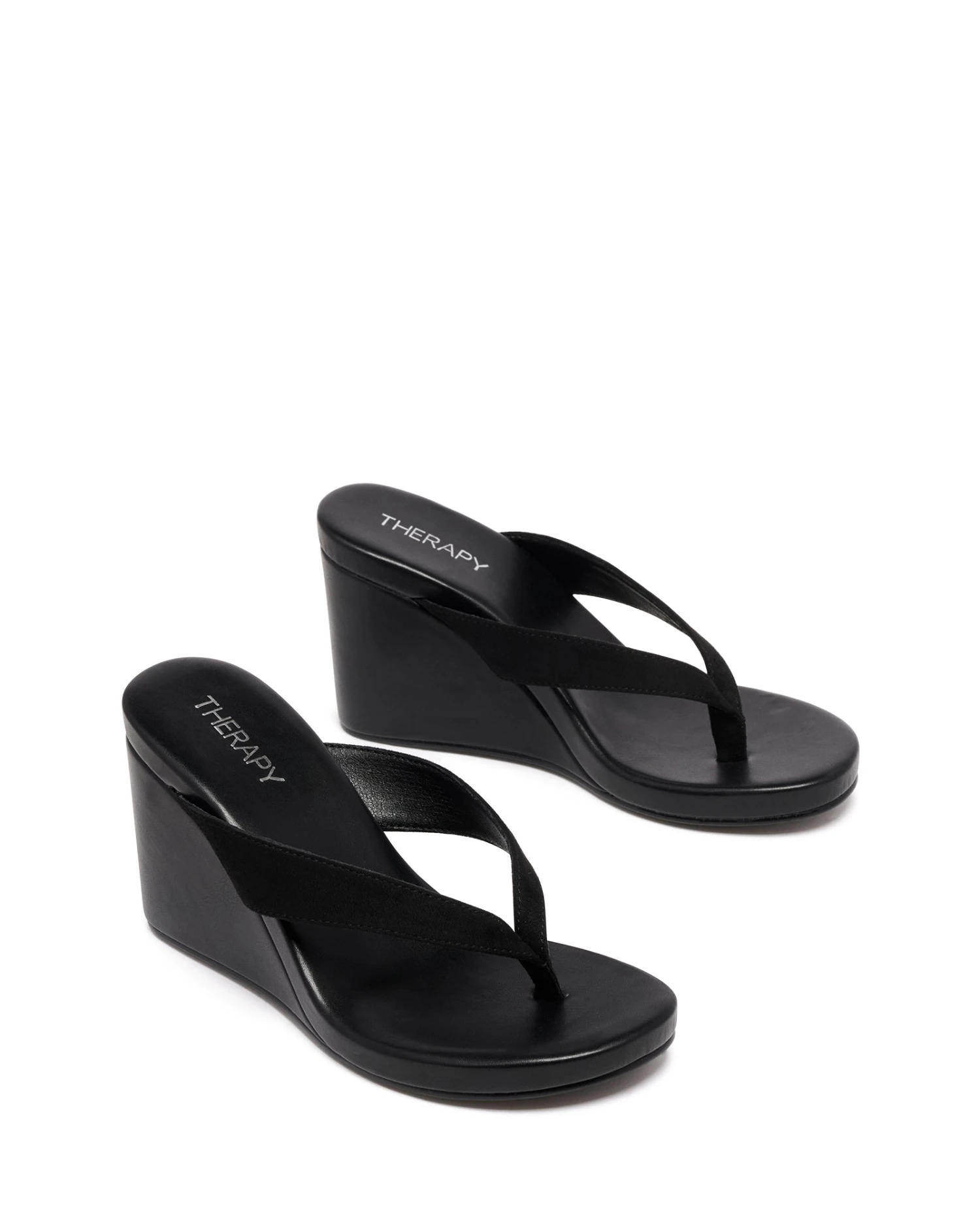 Ren Wedge Black Suede 4 Ren Wedge Black Suede - Image 2