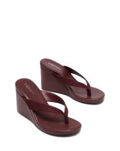 Ren Wedge Bordeaux Suede