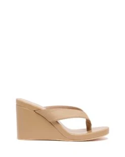 Ren Wedge Cashew Suede