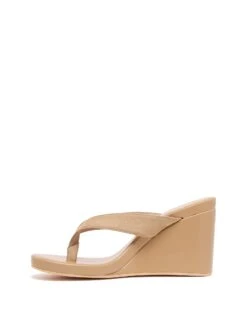 Ren Wedge Cashew Suede -THERAPY SHOES REN CASHEW SIDE2 INTERIOR