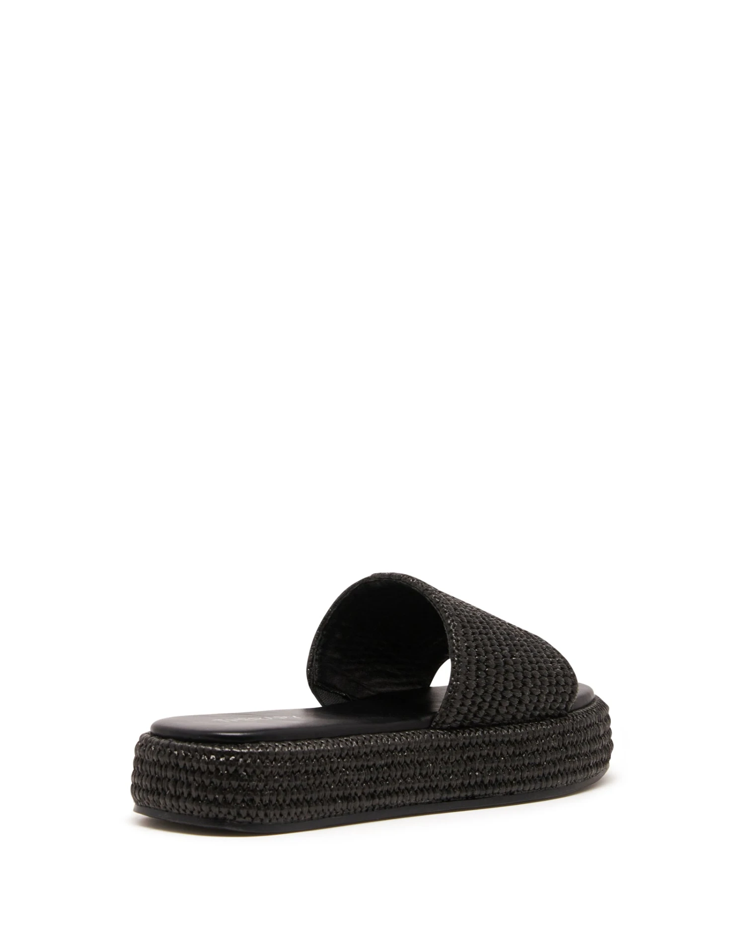 Retro Flatform Sandal Black Raffia 5 Retro Flatform Sandal Black Raffia - Image 3