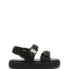 Revive Flatform Sandal Black Raffia 2 Revive Flatform Sandal Black Raffia -THERAPY SHOES REVIVE BLACK RAFFIA SIDE