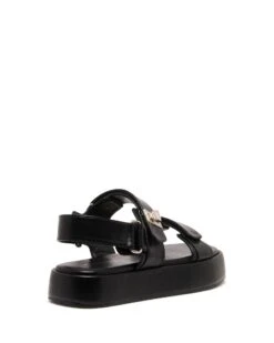 Revive Flatform Sandal Black Smooth 8 Revive Flatform Sandal Black Smooth -THERAPY SHOES REVIVE BLACK SMOOTH PU BACK
