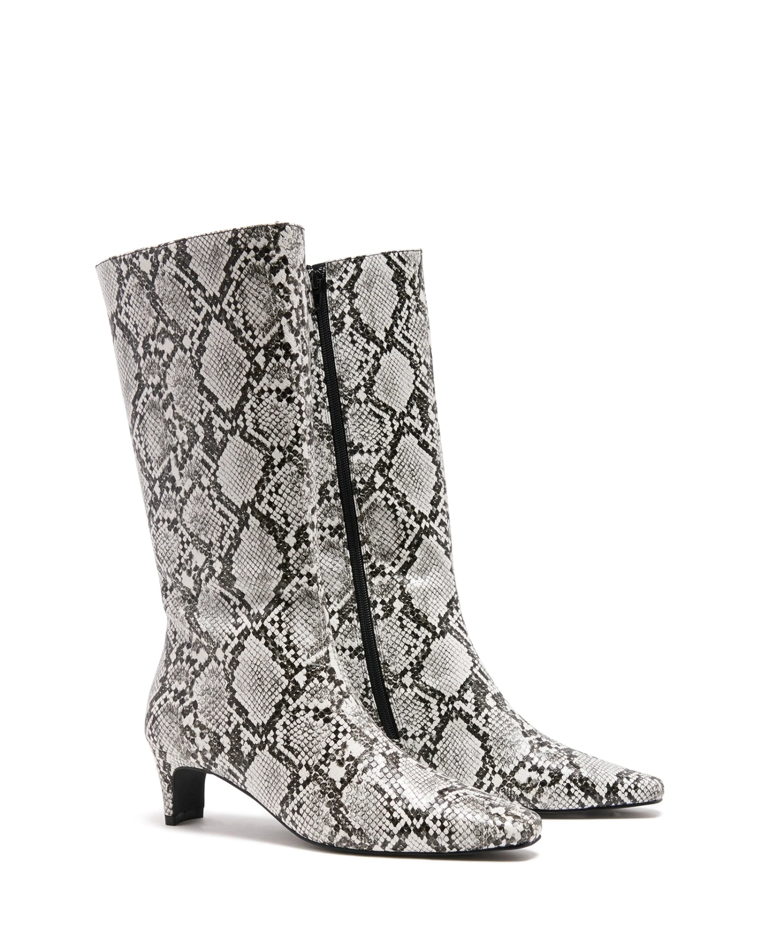 Rhome Tall Boot Black/White Snake 5 Rhome Tall Boot Black/White Snake - Image 3
