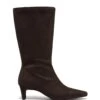 Rhome Tall Boot Chocolate Suede 2 Rhome Tall Boot Chocolate Suede -THERAPY SHOES RHOME CHOCOLATEMICROSUEDE SIDE