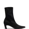 Sacha Ankle Boot Black Microfibre 2 Sacha Ankle Boot Black Microfibre -THERAPY SHOES SACHA BLACKSTRETCHMICROFIBRE SIDE