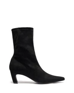 Sacha Ankle Boot Black Microfibre