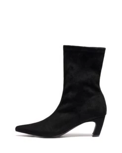 Sacha Ankle Boot Black Microfibre 9 Sacha Ankle Boot Black Microfibre -THERAPY SHOES SACHA BLACKSTRETCHMICROFIBRE SIDE2 INTERIOR
