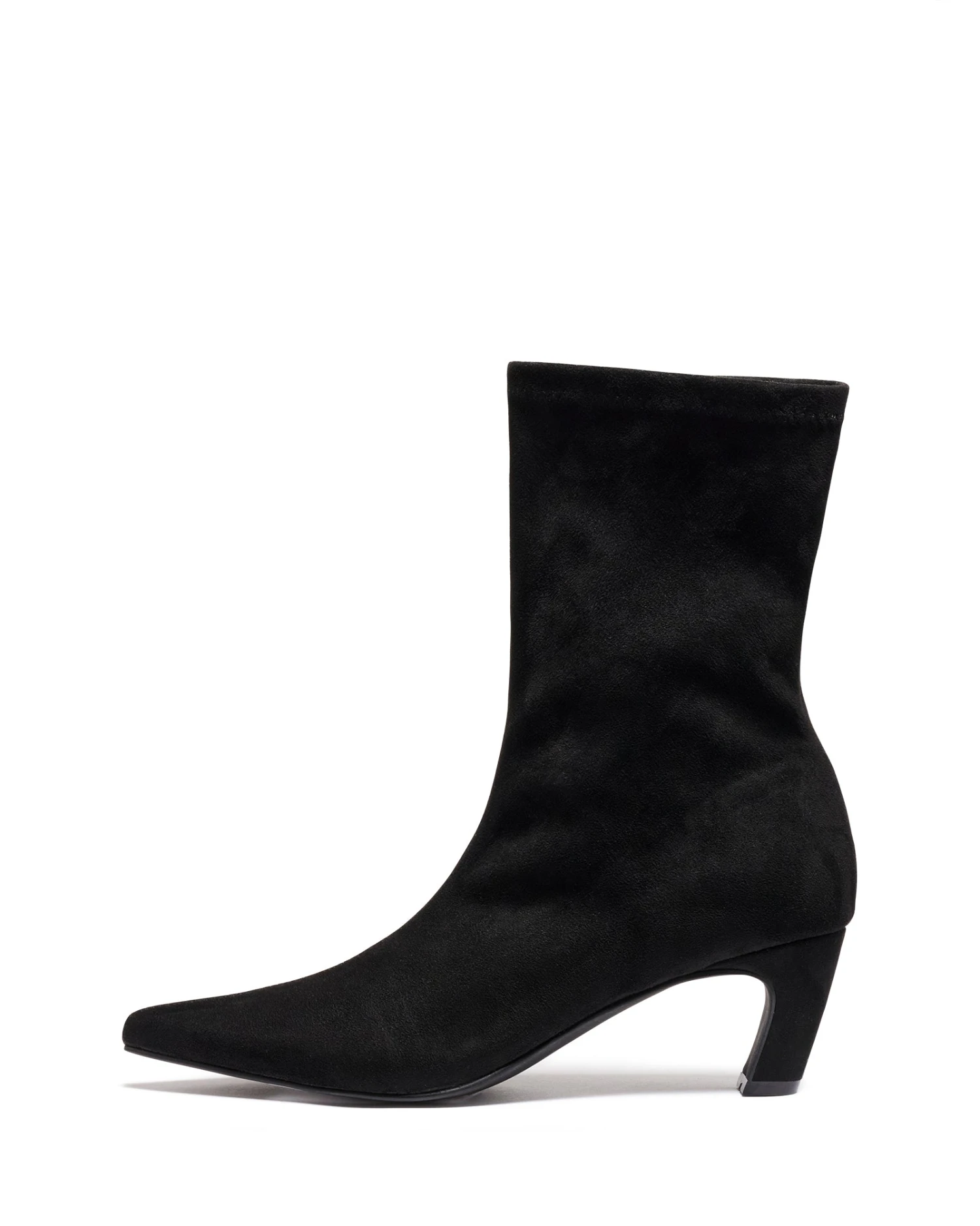 Sacha Ankle Boot Black Microfibre 6 Sacha Ankle Boot Black Microfibre - Image 4