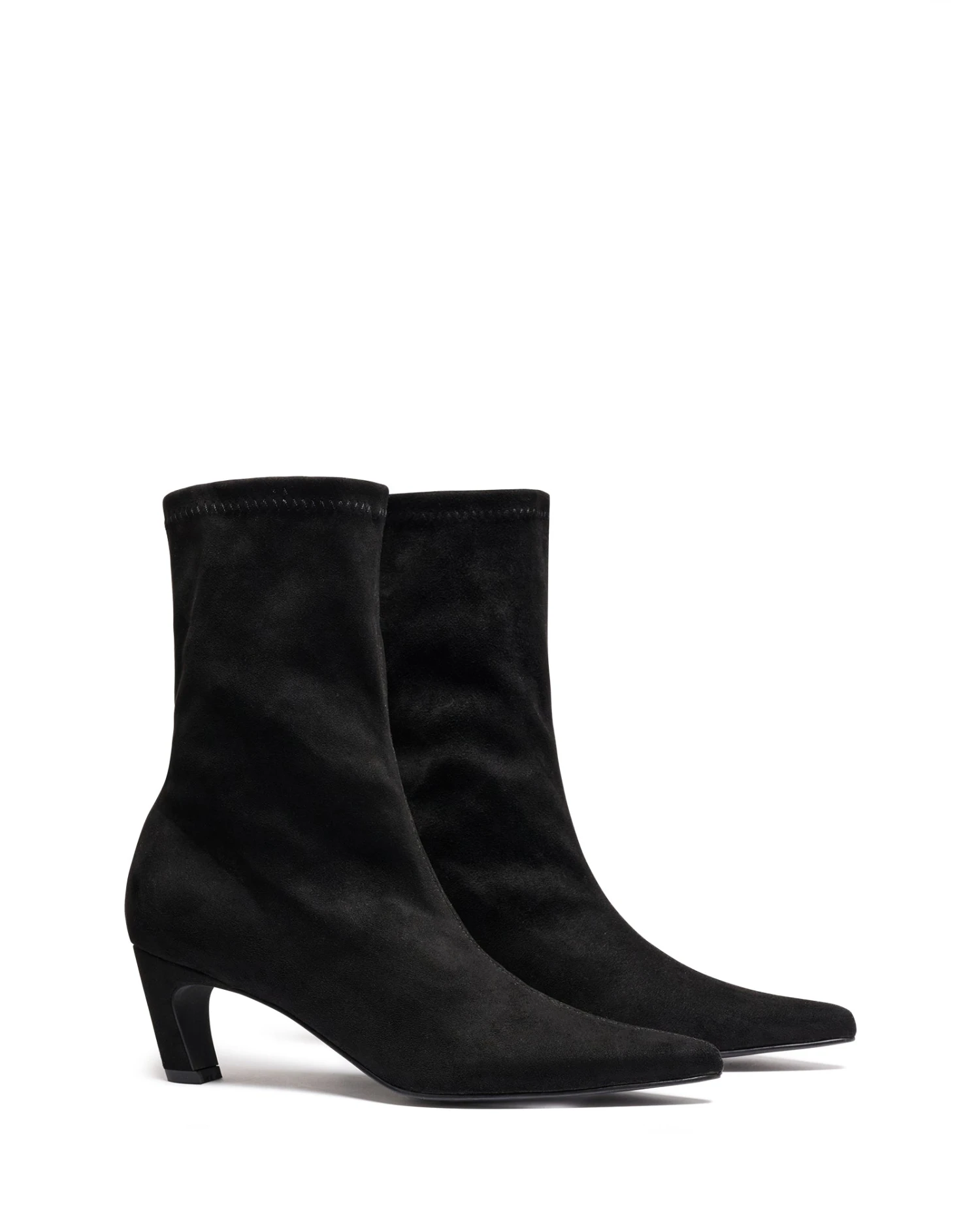 Sacha Ankle Boot Black Microfibre 4 Sacha Ankle Boot Black Microfibre - Image 2