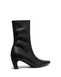 Sacha Ankle Boot Black 10 Sacha Ankle Boot Black -THERAPY SHOES SACHA BLACKSTRETCHPU BACKANGLE