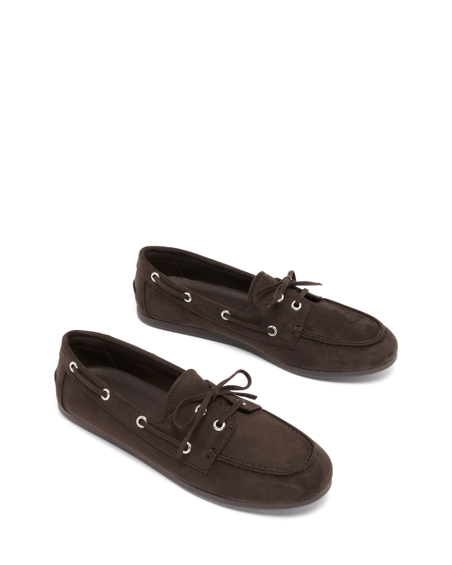 Sailor Boat Shoes Chocolate Microsuede 4 Sailor Boat Shoes Chocolate Microsuede - Image 2