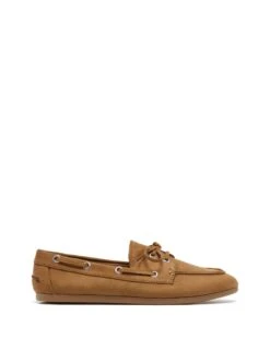 Sailor Boat Shoes Toffee Microsuede