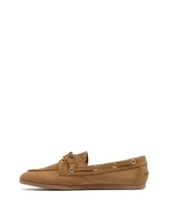 Sailor Boat Shoes Toffee Microsuede 9 Sailor Boat Shoes Toffee Microsuede -THERAPY SHOES SAILOR TOFFEEMICROSUEDE TOEANGLE