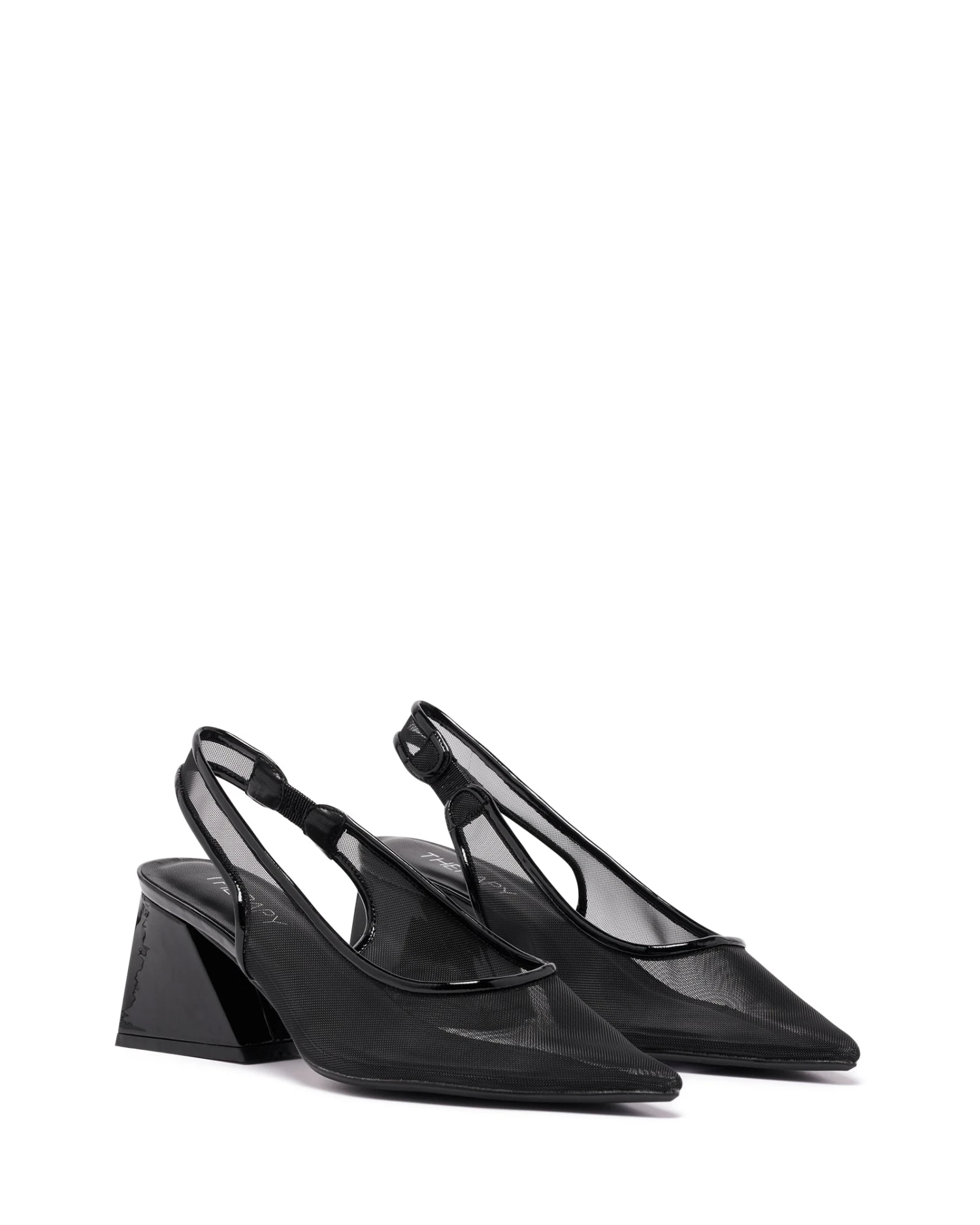 Saint Mesh Slingback Black 4 Saint Mesh Slingback Black - Image 2