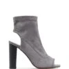 Selma Grey Stretch Faux Suede *FINAL SALE* -THERAPY SHOES SELMA GREYSTRETCHMICROSUEDE SIDE