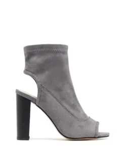 Selma Grey Stretch Faux Suede *FINAL SALE*