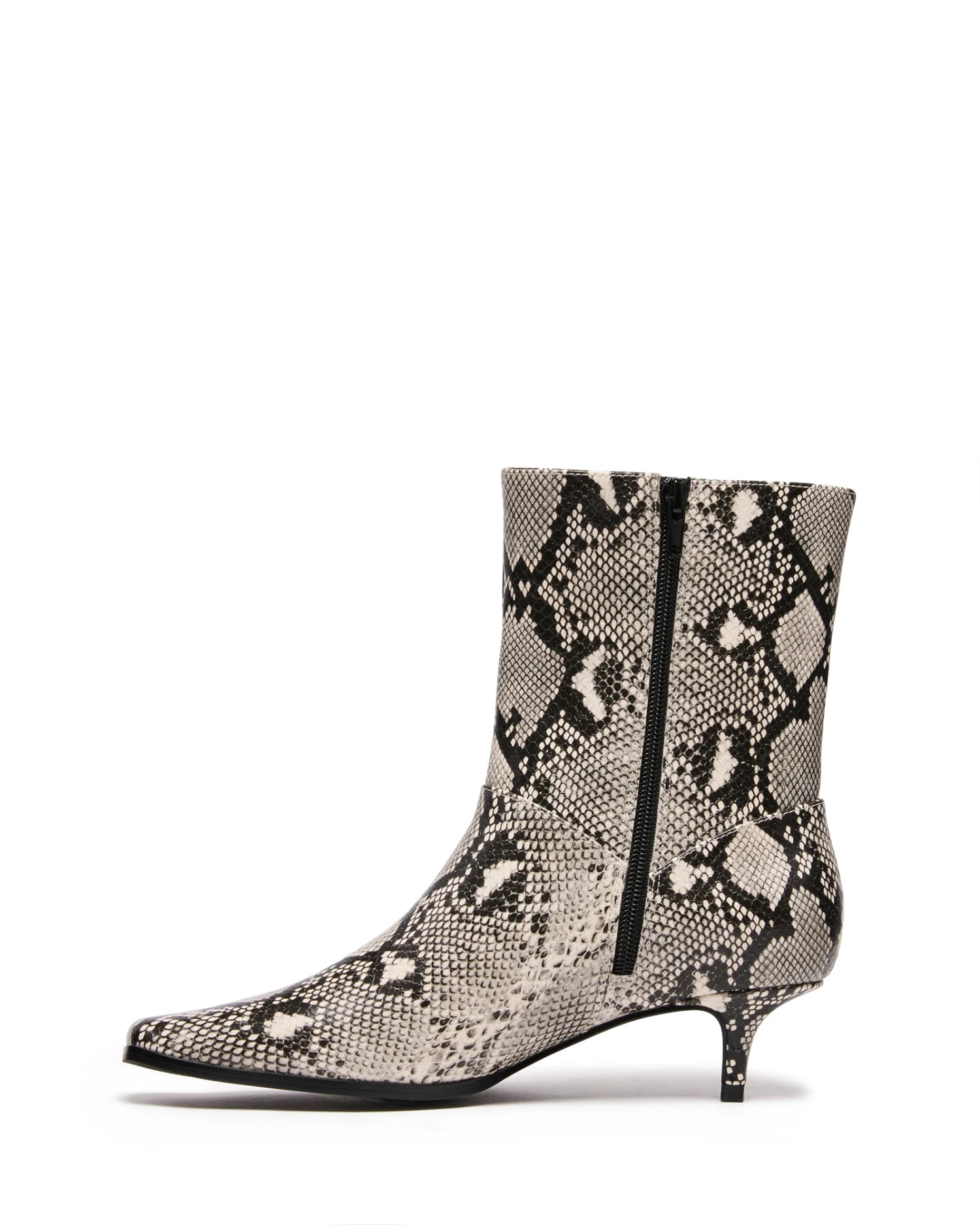 Shade Ankle Boot Black/White Snake 6 Shade Ankle Boot Black/White Snake - Image 4