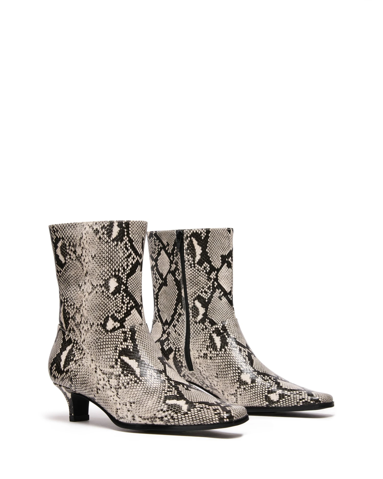 Shade Ankle Boot Black/White Snake 3 Shade Ankle Boot Black/White Snake