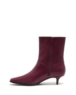Shade Ankle Boot Bordeaux 11 Shade Ankle Boot Bordeaux -THERAPY SHOES SHADE BORDEAUXPU SIDE2 INTERIOR