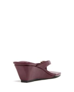 Slant Wedge Bordeaux 8 Slant Wedge Bordeaux -THERAPY SHOES SLANT BORDEAUXPU BACKANGLE