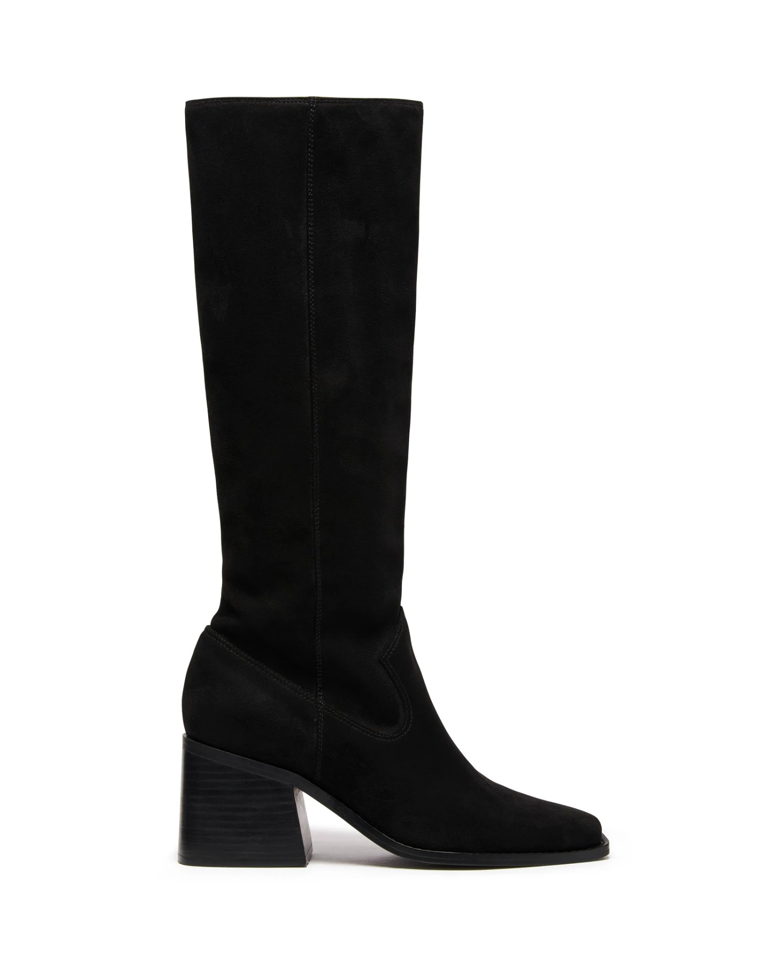 Quinn Tall Boot Black Suede 3 Quinn Tall Boot Black Suede