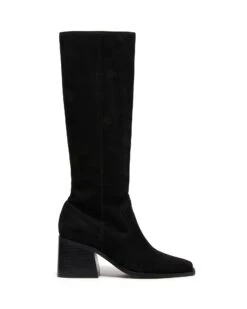 Quinn Tall Boot Black Suede 9 Quinn Tall Boot Black Suede -THERAPY SHOES SOLE21281 BLACK MICROSUEDE SIDE 67d65e9a a230 49b3 b07e a5f74d94ebae