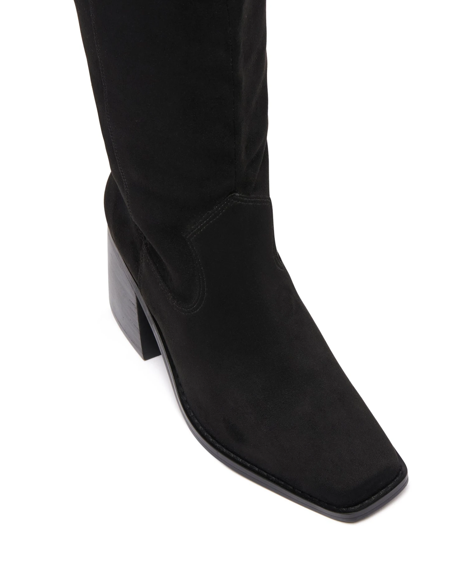 Quinn Tall Boot Black Suede 4 Quinn Tall Boot Black Suede - Image 2