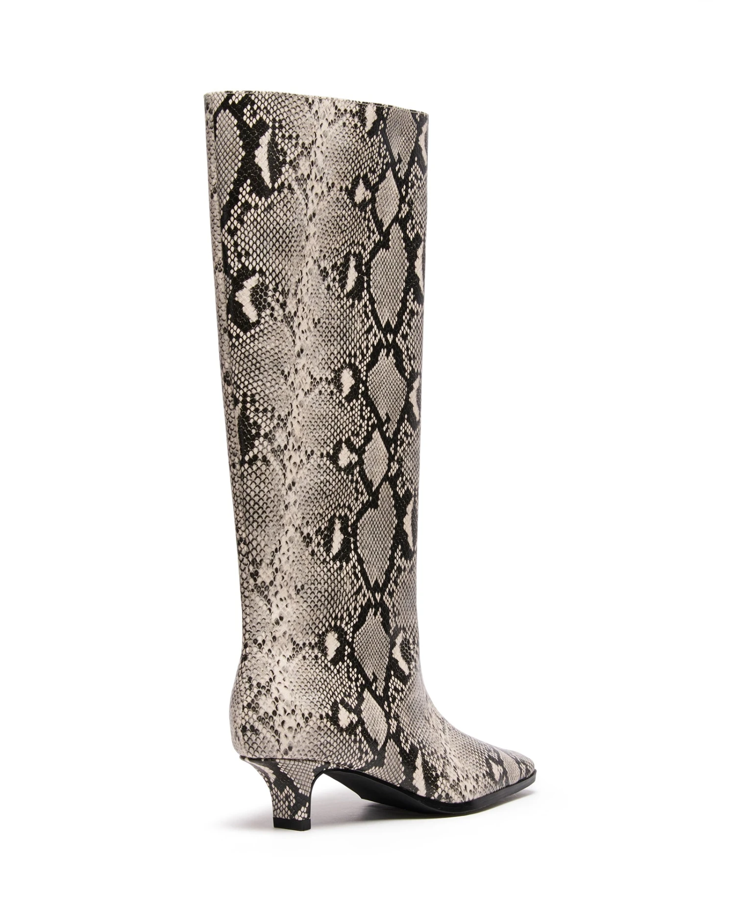 Spicy Tall Boot Black/White Snake 5 Spicy Tall Boot Black/White Snake - Image 3