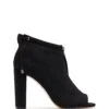 Spillar Black Stretch Faux Suede *FINAL SALE* -THERAPY SHOES SPILLAR BLACKSTRETCHMICROSUEDE SIDE