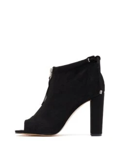 Spillar Black Stretch Faux Suede *FINAL SALE* -THERAPY SHOES SPILLAR BLACKSTRETCHMICROSUEDE SIDE2 INTERIOR