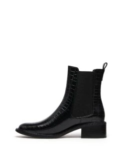 Stable Ankle Boot Black Croc 9 Stable Ankle Boot Black Croc -THERAPY SHOES STABLE BLACK CROC PU SIDE2 INTERIOR